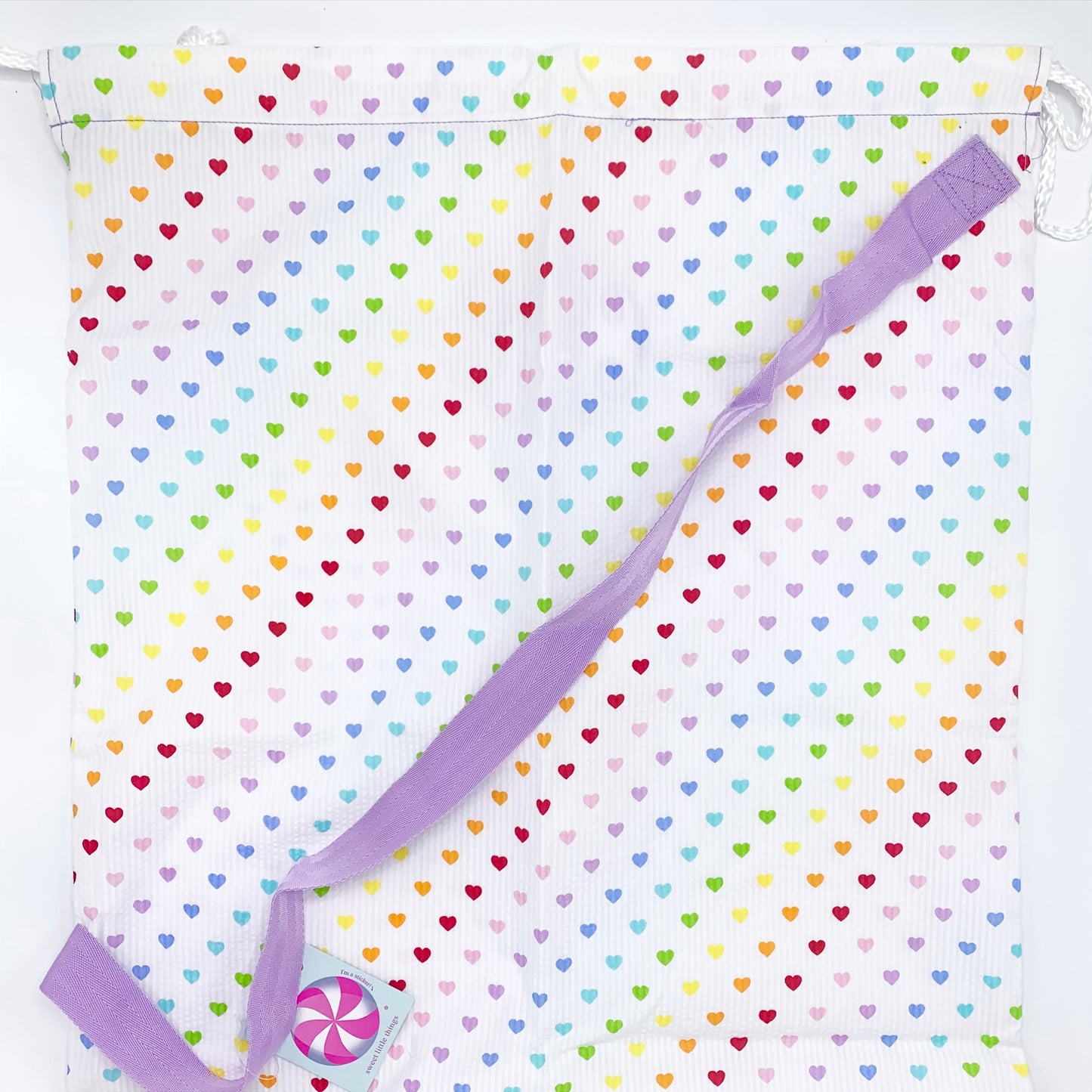 Tiny Hearts Laundry Bag / Carry All Bag