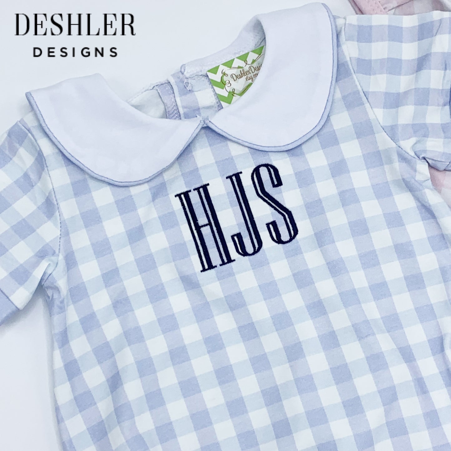 Blue Gingham Bubble