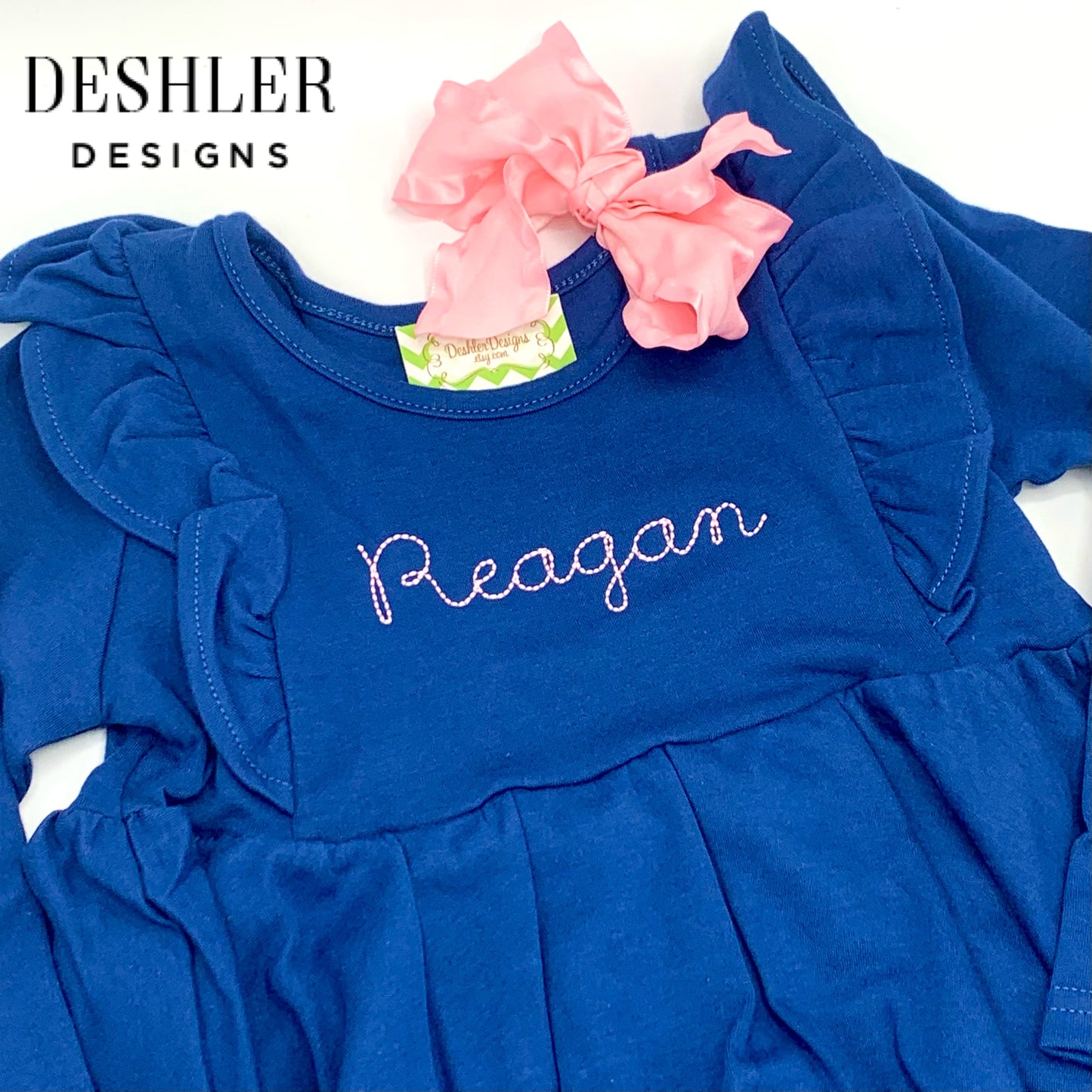 Monogram Twirl Dress