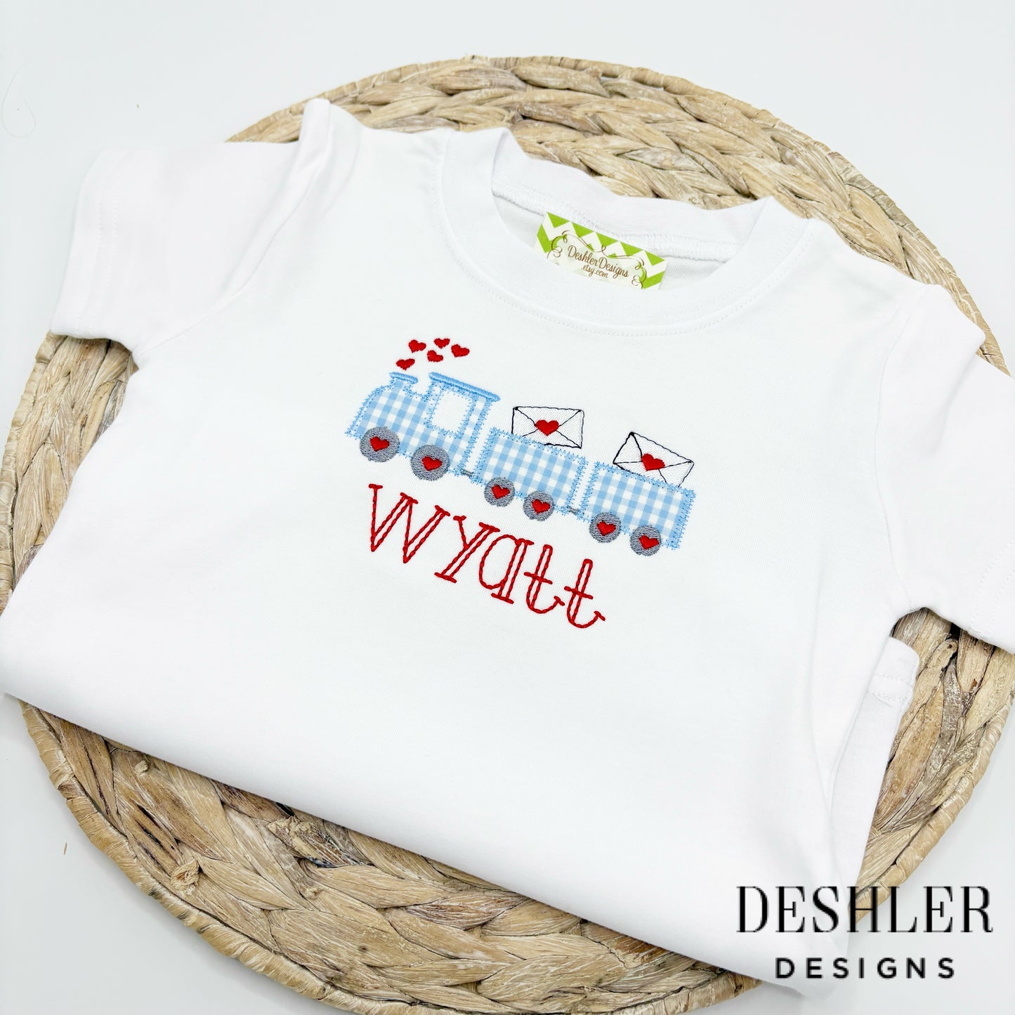 Boys Valentine Train Shirt