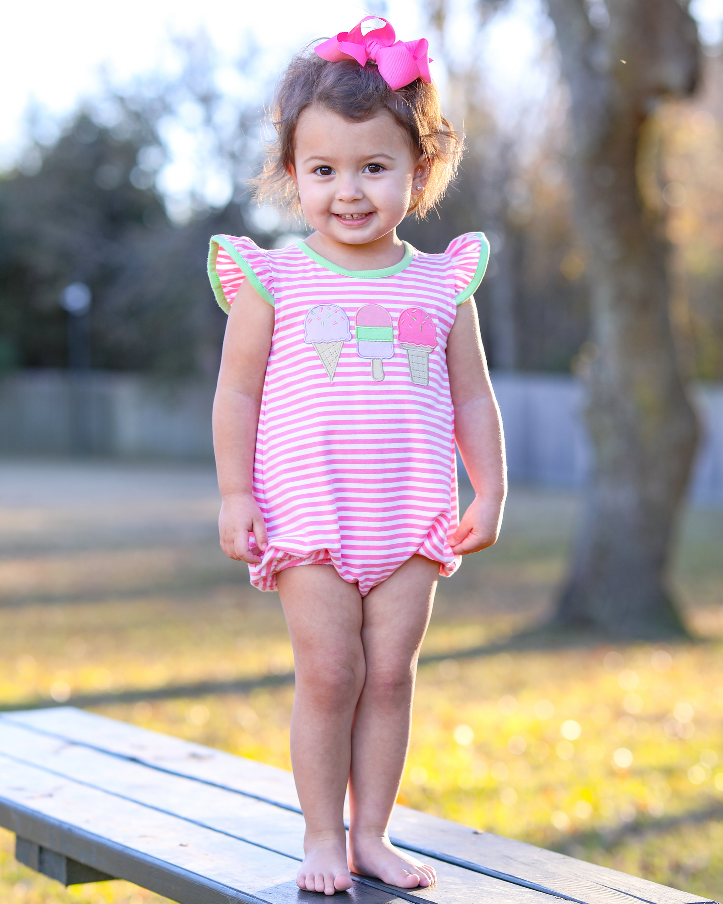 Girls Ice Cream Bubble