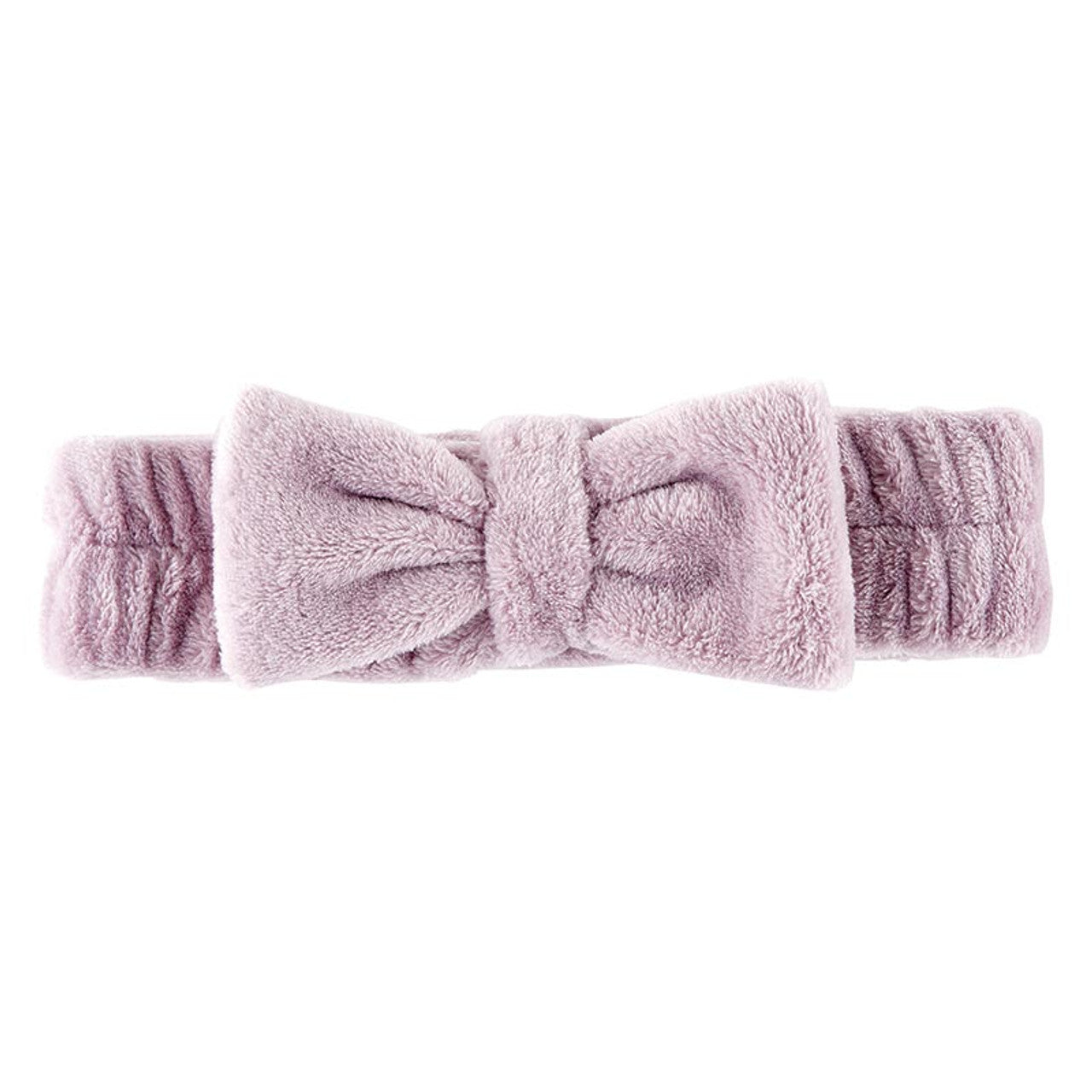 Plush Spa Wrap & Headband Set: Lilac Ash