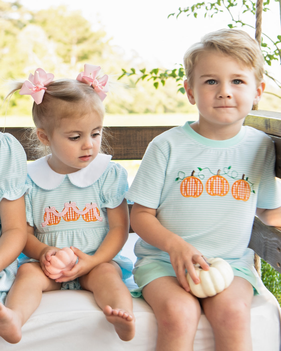 Pumpkin Trio Girls Bubble