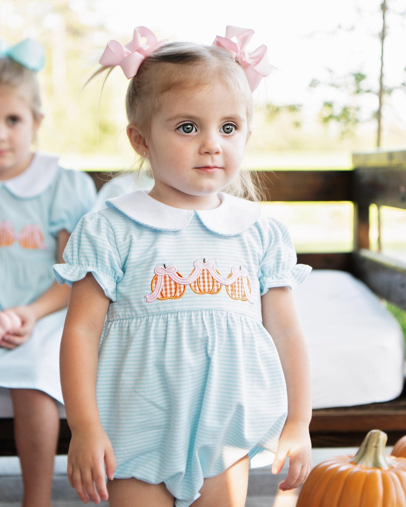 Pumpkin Trio Girls Bubble
