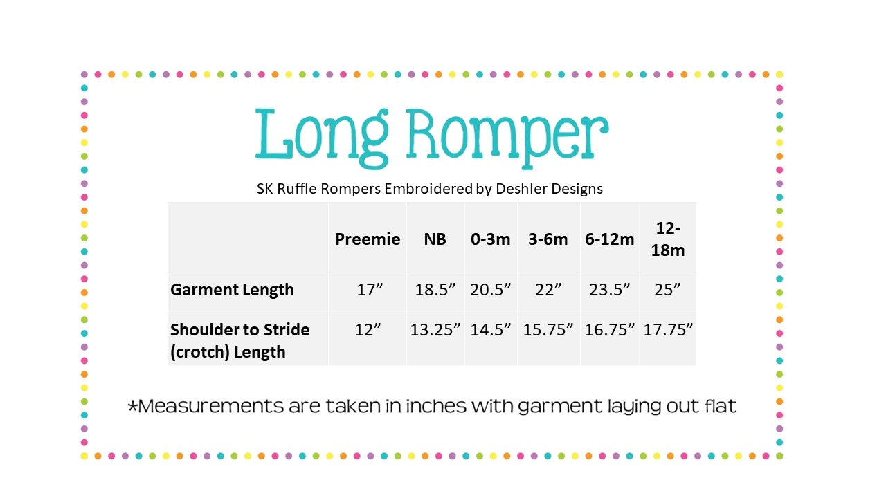 Girls Valentines Ruffle Romper