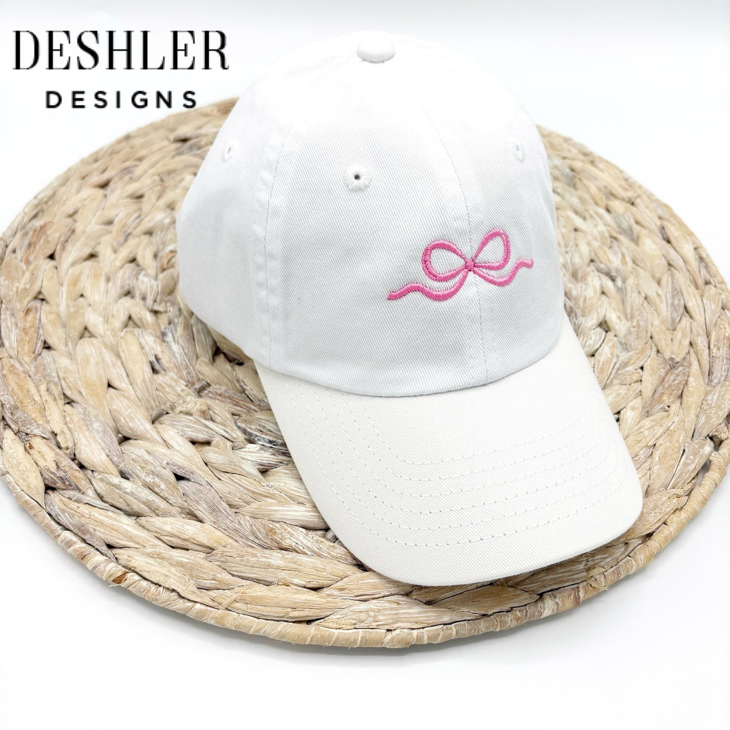 Girls Bow Hat, Kids Hat with Bow, Monogram Bow Hat, girls monogram hat, girls monogrammed hat, monogrammed bow cap, monogrammed bow hat