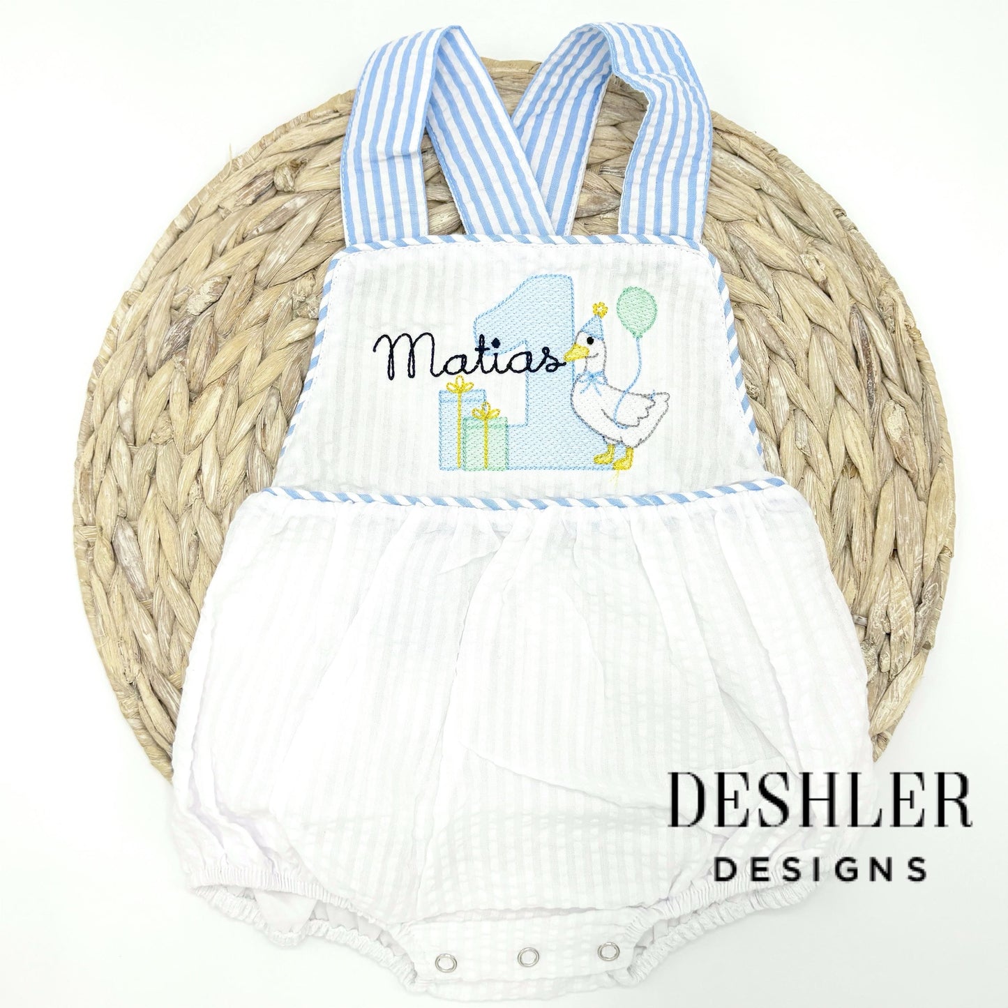 Boys One Silly Goose Romper