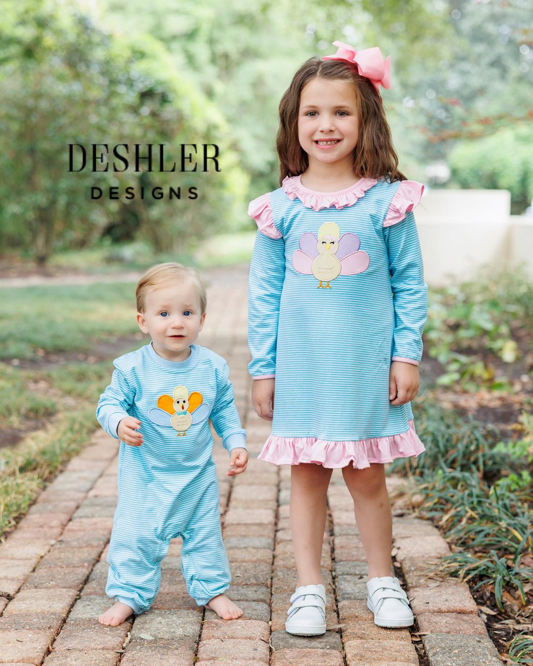 Toddler Boy Turkey Rompers