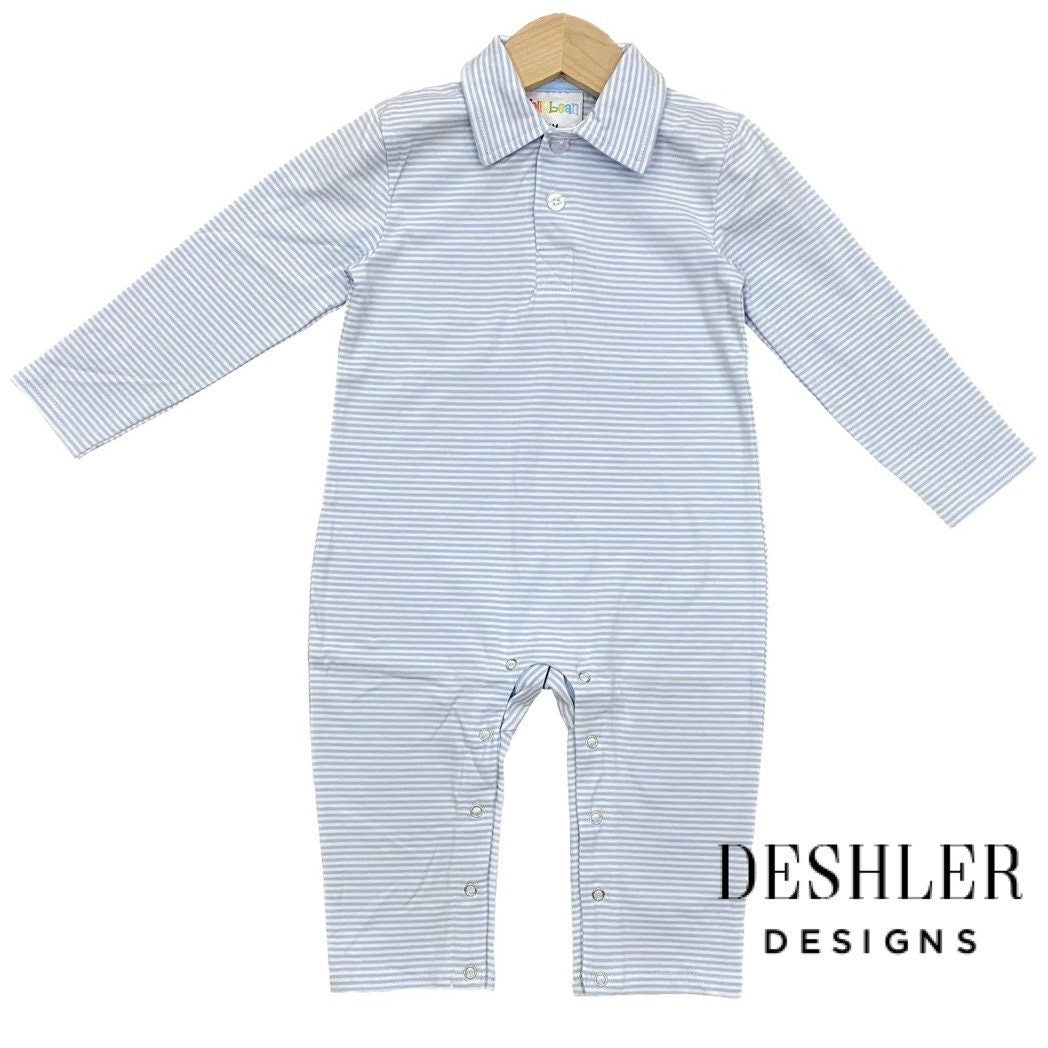 Boys Golf Polo Long Romper