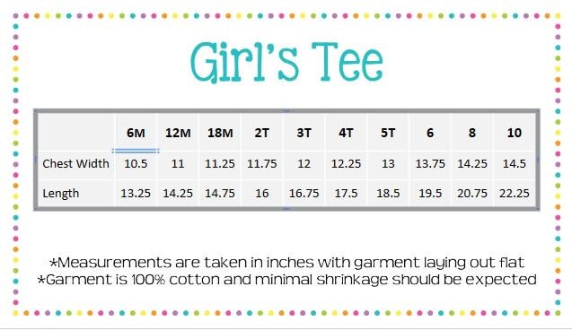 Monogram Girls Mardi Gras Shirt