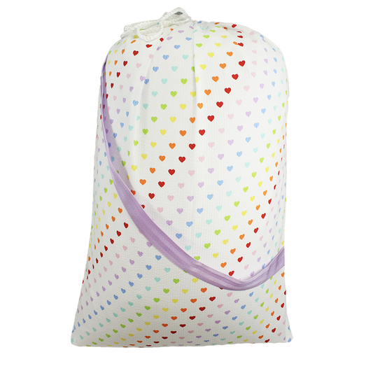 Tiny Hearts Laundry Bag / Carry All Bag