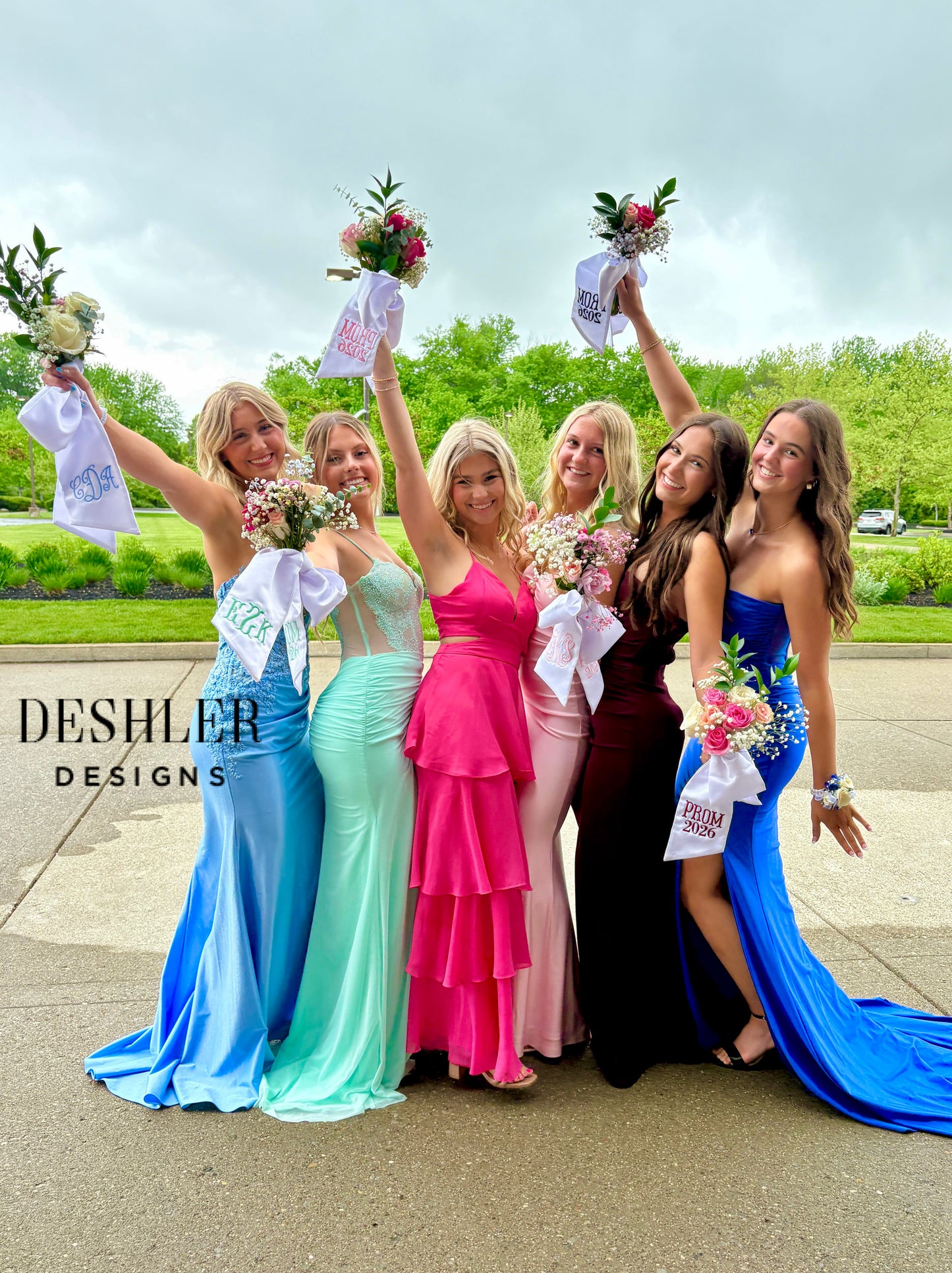 Embroidered Prom Sashes