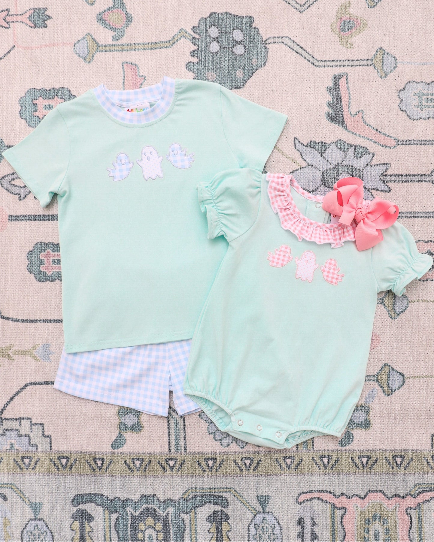 Girls Boo Buddies Ruffle Bubble