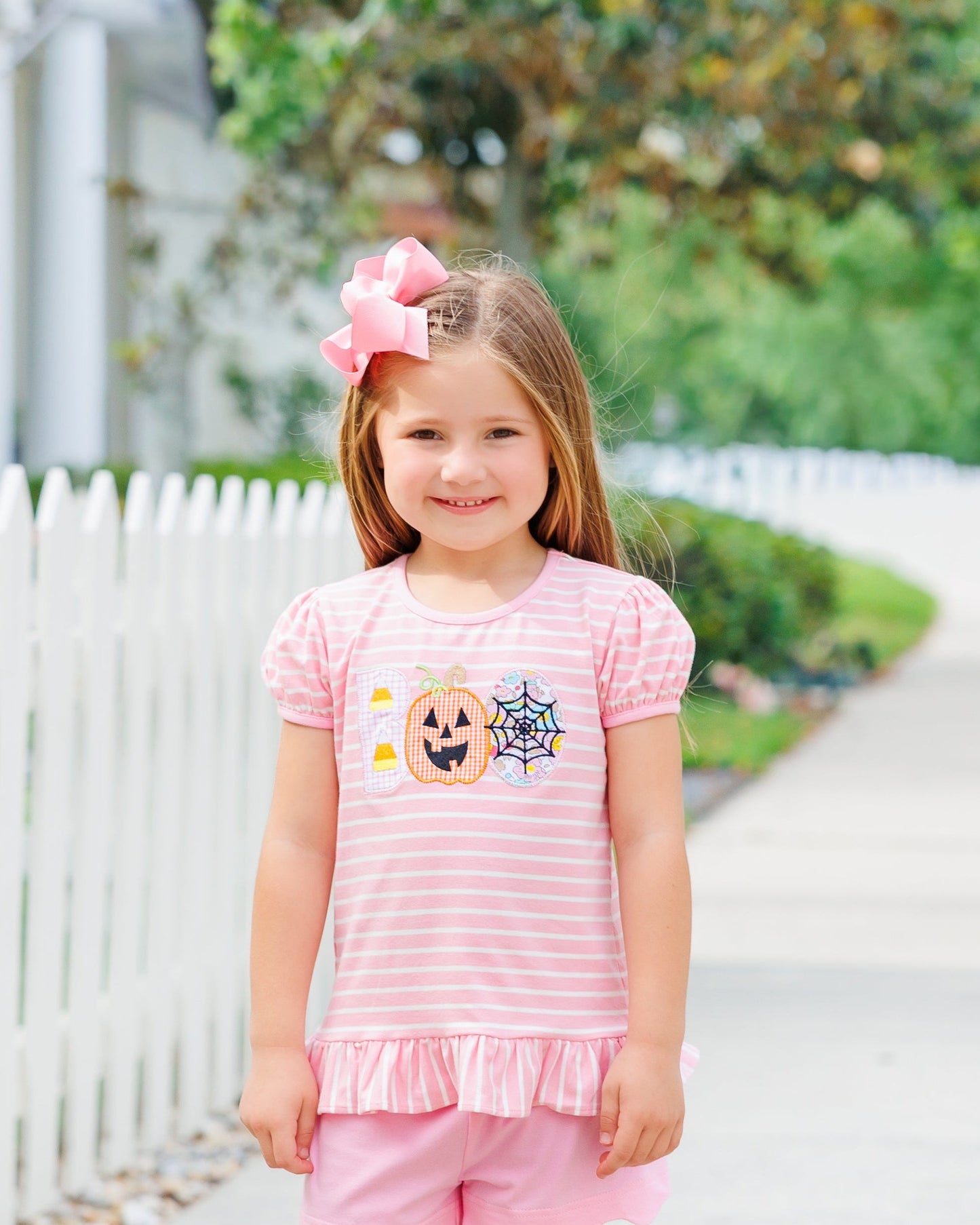 Girls Boo! Ruffle Top