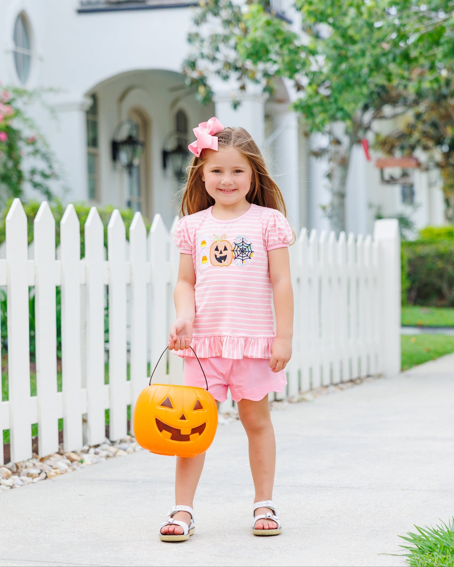 Girls Boo! Ruffle Top