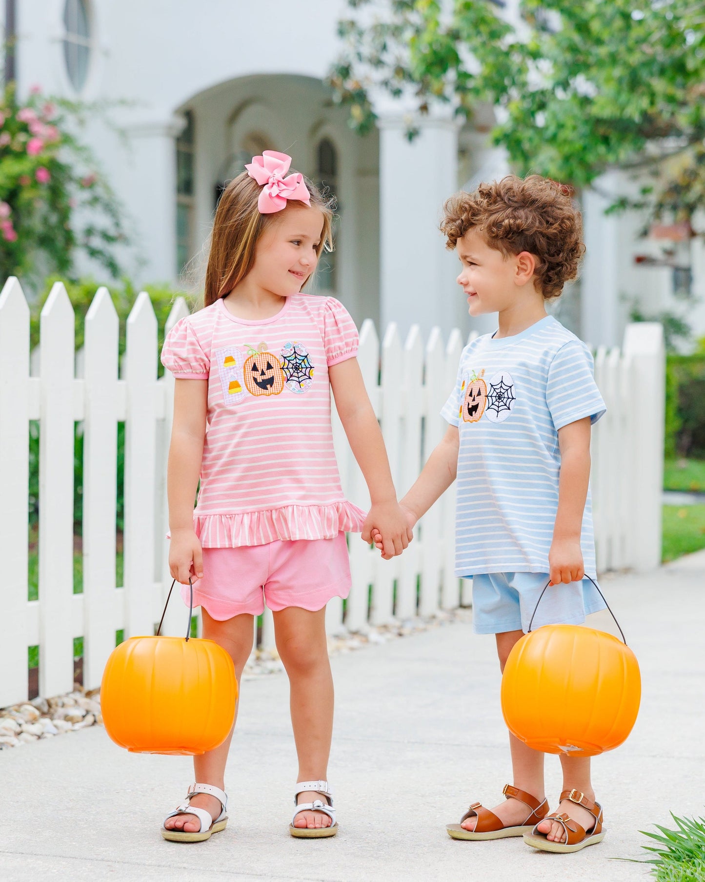 Girls Boo! Ruffle Top