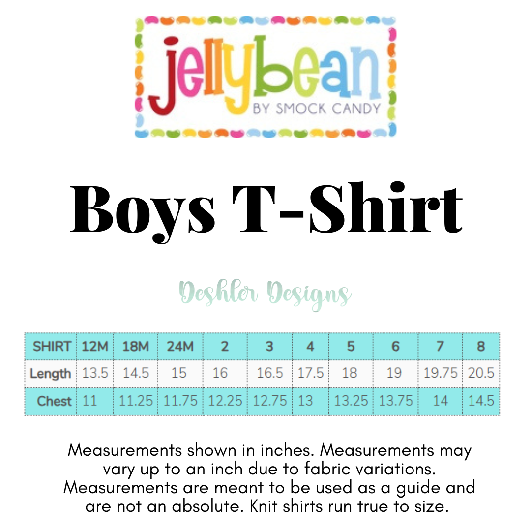 Boys Jellybean Tee - Navy Stripe