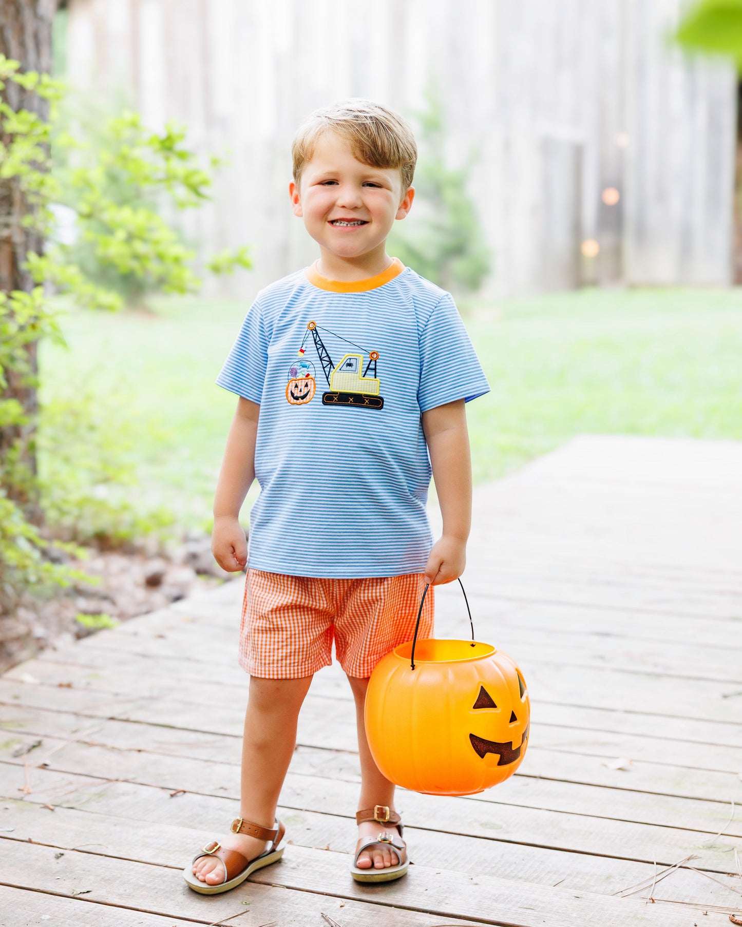 Boys Candy Crane Short Set