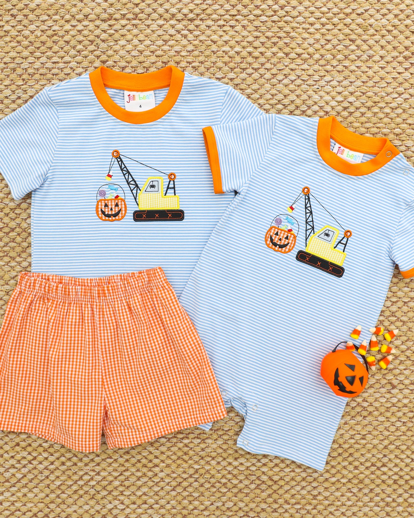 Boys Candy Crane Short Set
