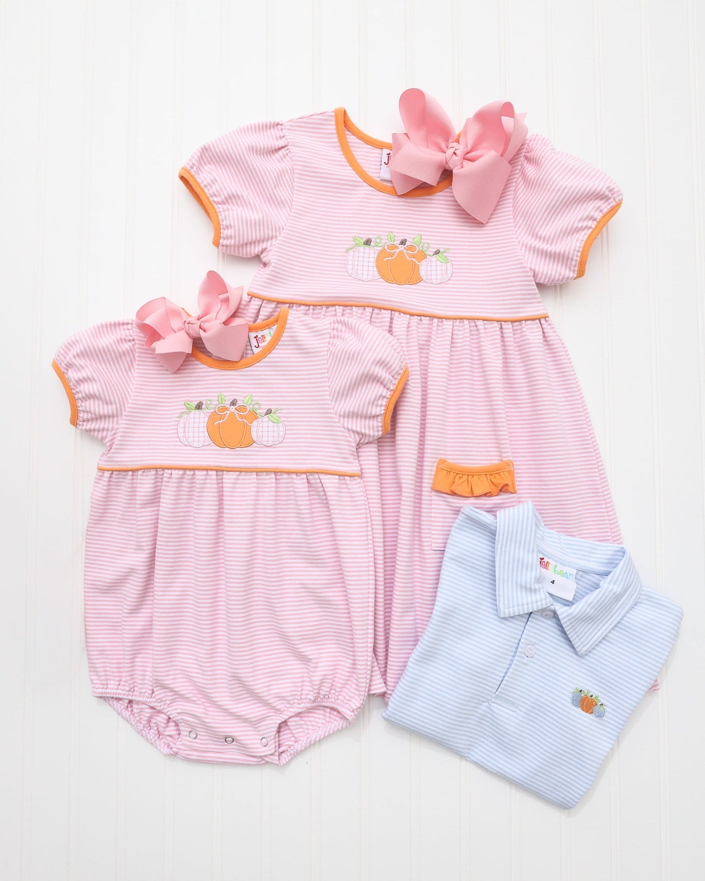 Girls Harvest Trio Bubble- Pink
