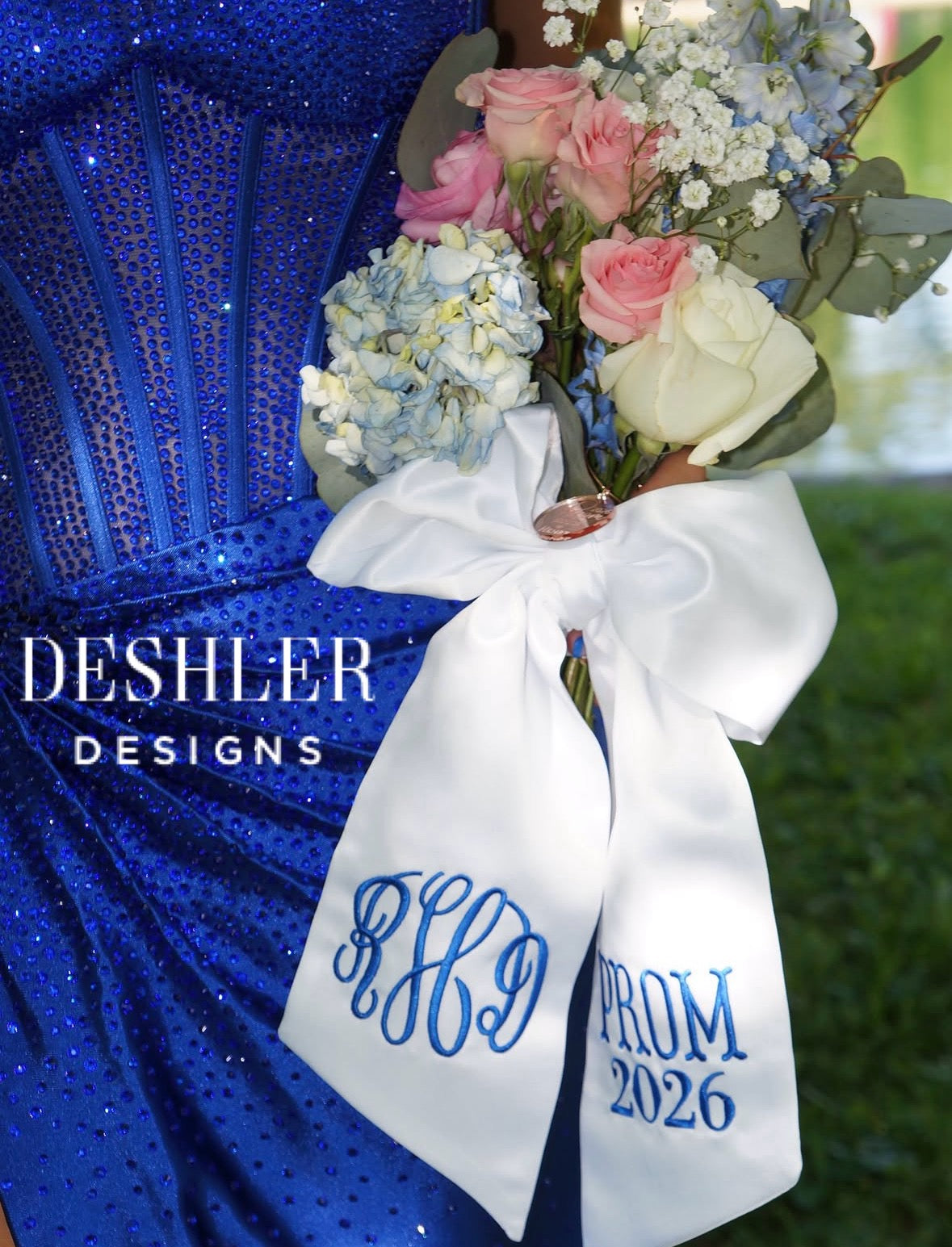Embroidered Prom Sashes