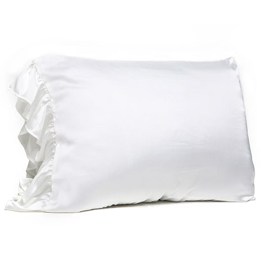 Satin Ruffled Pillowcase