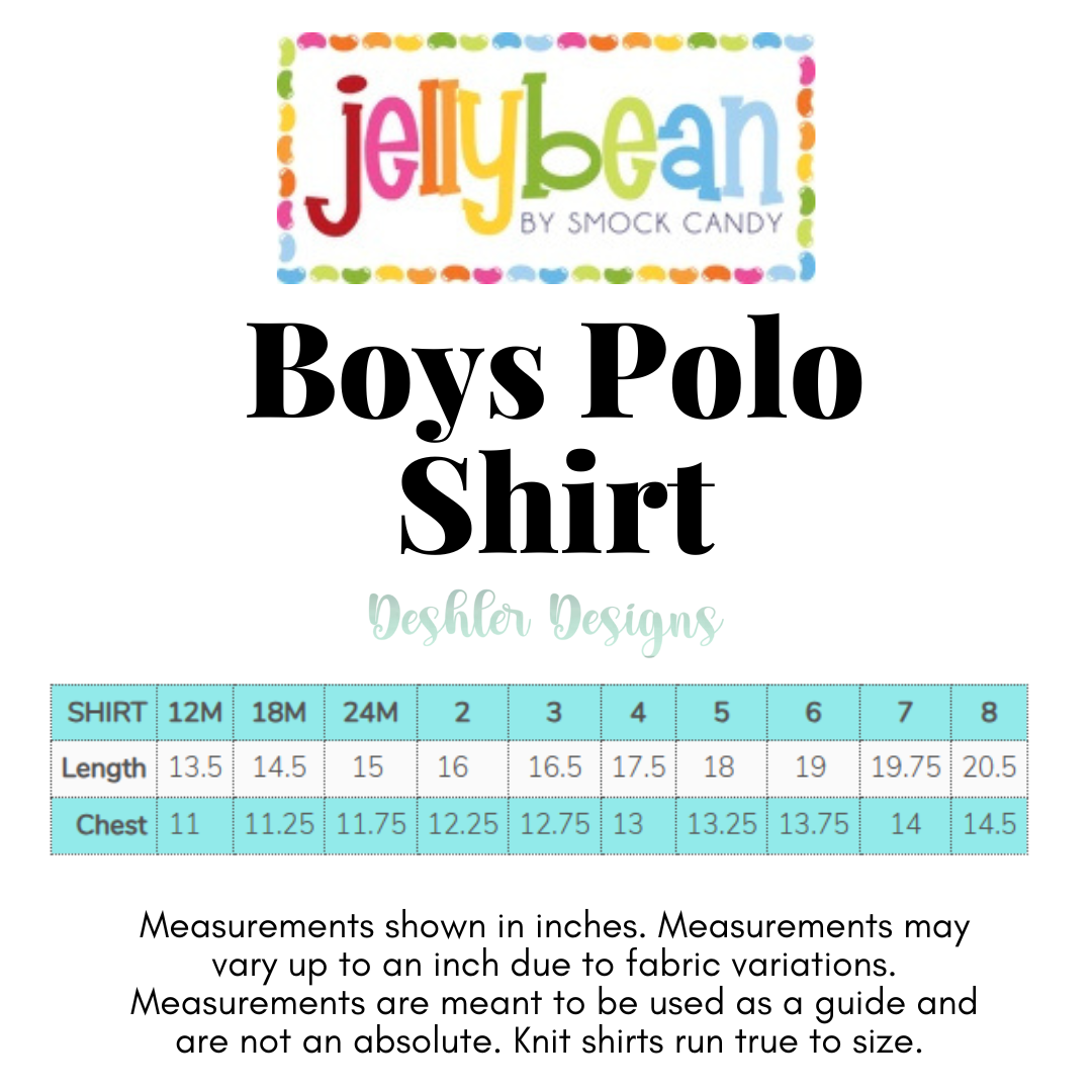 Boys Polo Shirt - Royal Blue Stripe