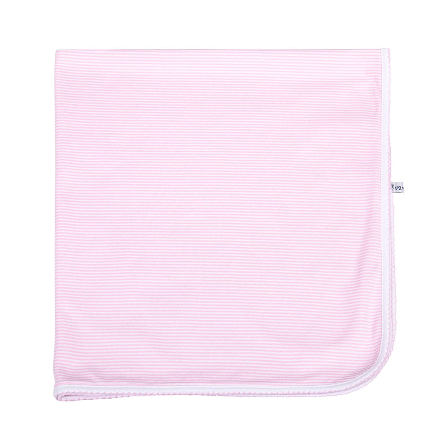 Magnolia Baby Mini Stripes Receiving Blanket - Pink