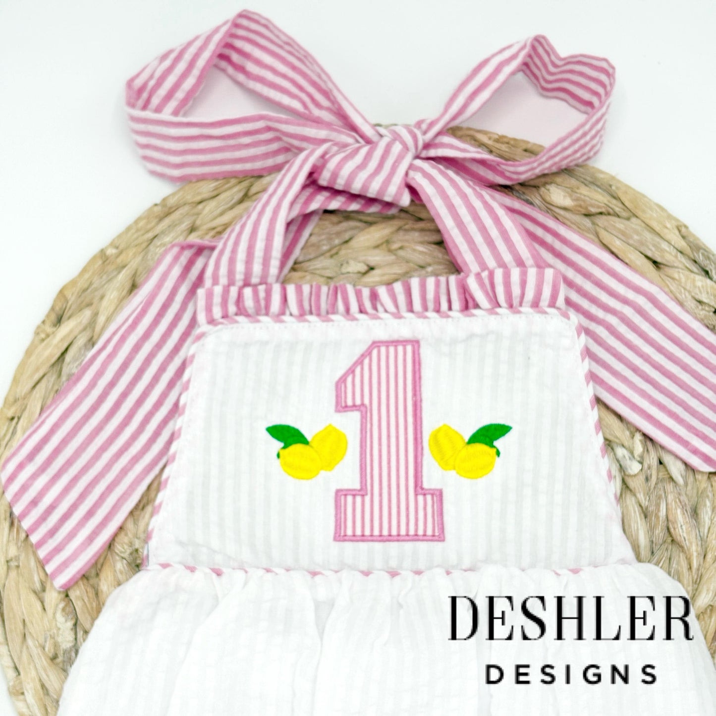 Lemon First Birthday Romper