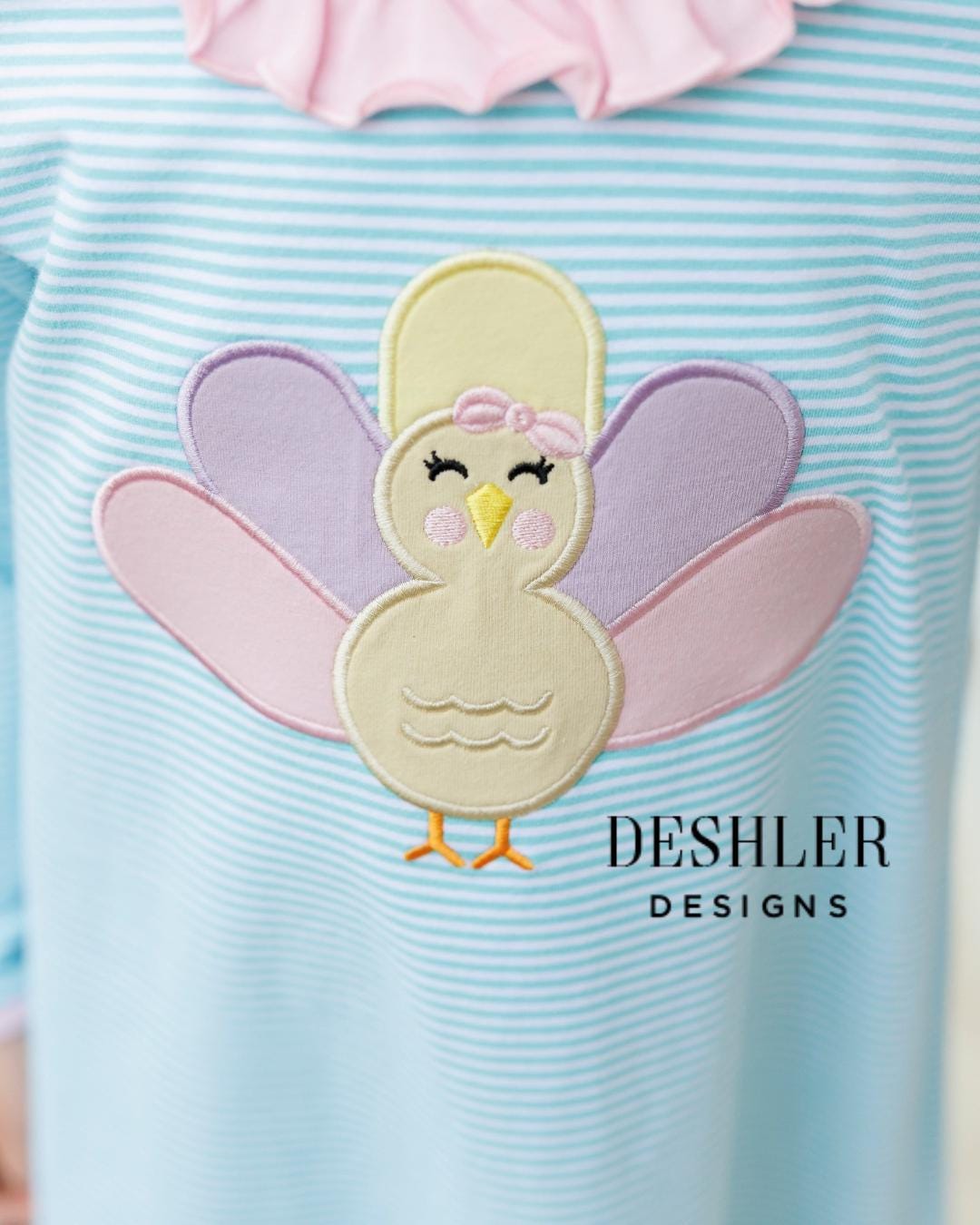 Baby Girl Turkey Romper