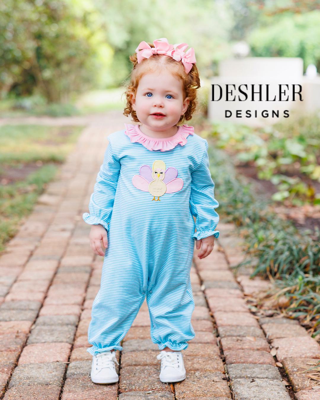 Baby Girl Turkey Romper
