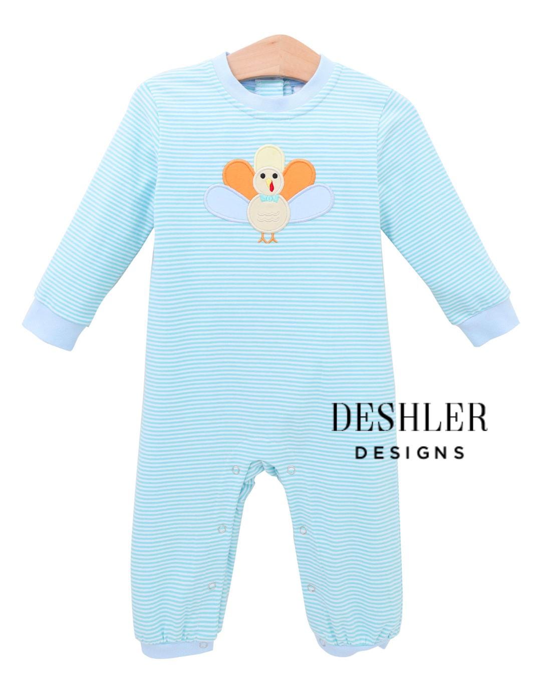 Toddler Boy Turkey Rompers