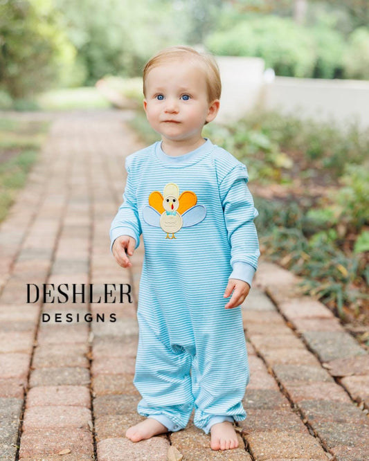 Toddler Boy Turkey Rompers