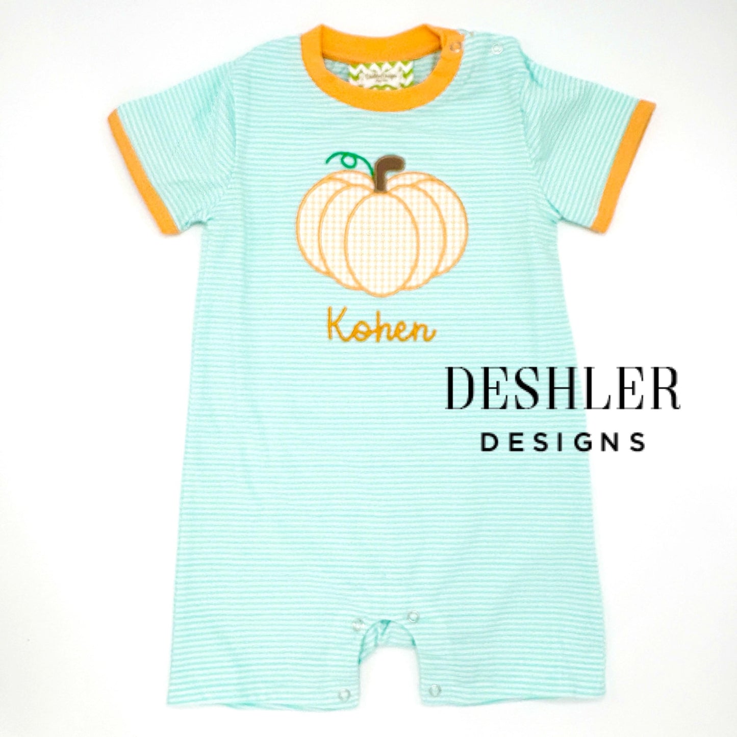 Baby Boy Pumpkin Romper