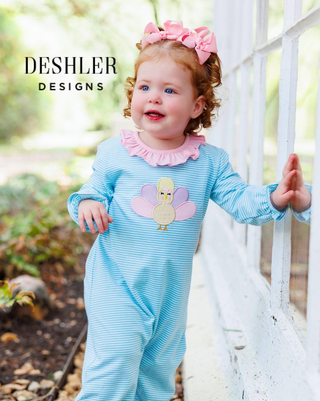Baby Girl Turkey Romper