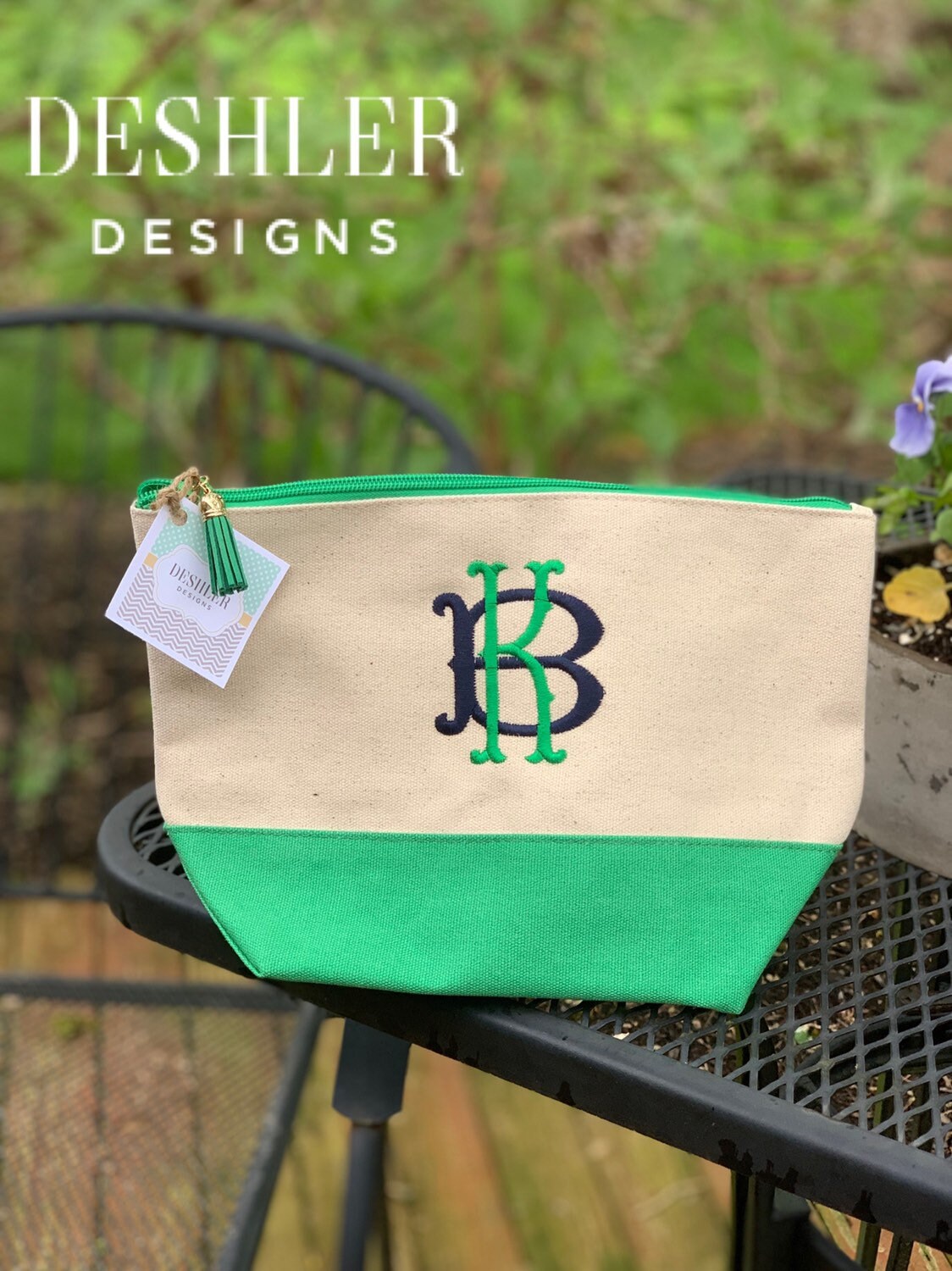 Monogram tassel pouch, Monogrammed Pouch, Monogram pouch, monogram organizer, purse pouch, pouch, zippered pouch, monogram zipper pouch
