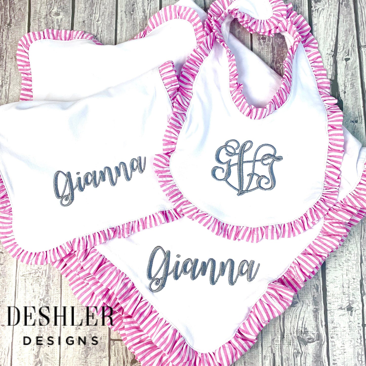 Personalized Baby Girl Gift Set