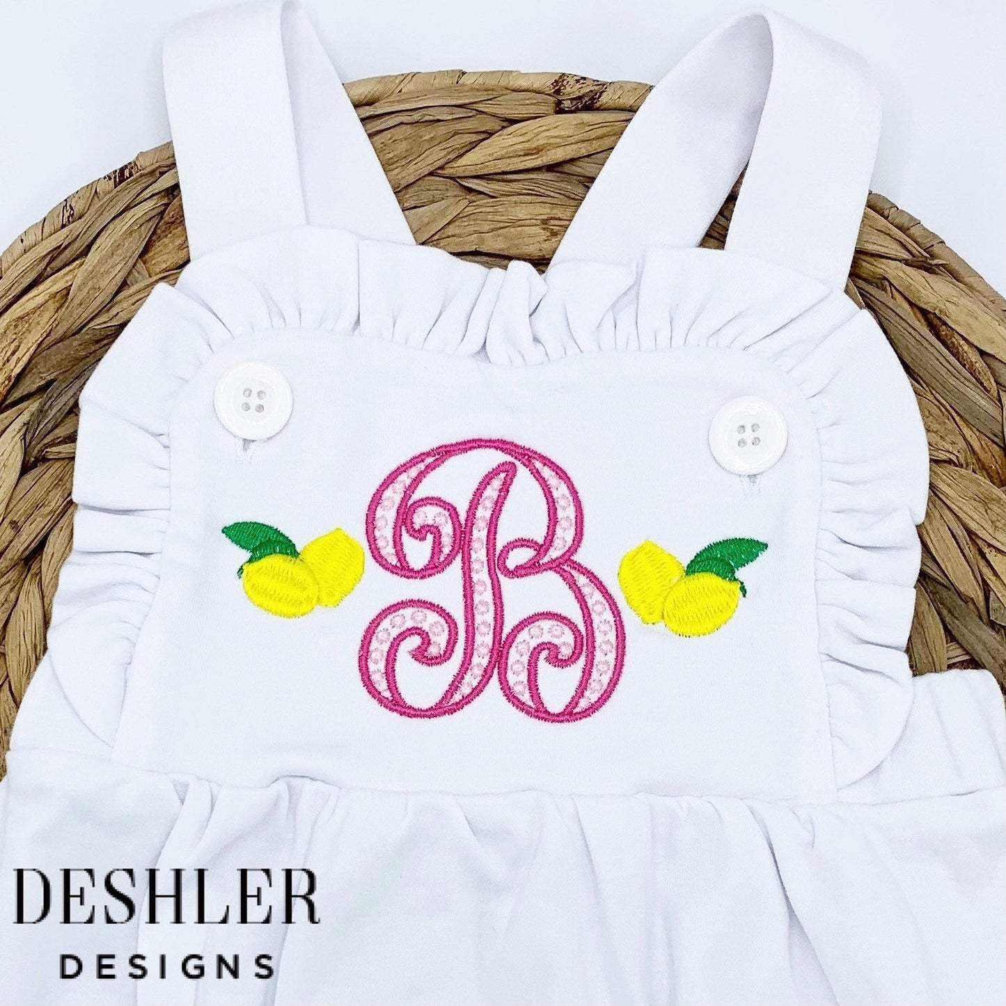Lemon Ruffle Romper