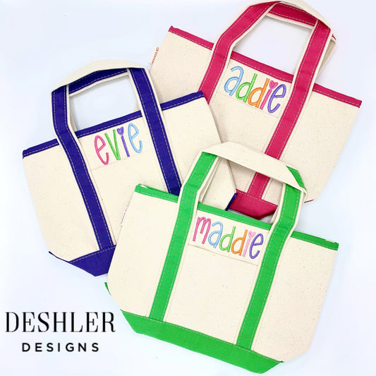 Small Monogram Tote Bag