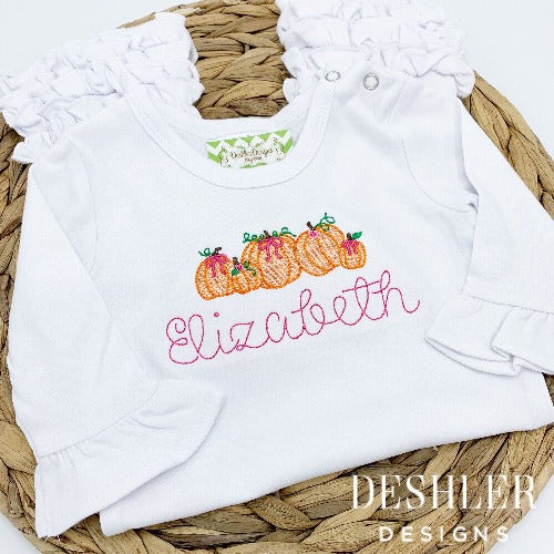 Pumpkin baby girl outfit, baby girl Pumpkin outfit, monogram pumpkin outfit, girls pumpkin outfit, pumpkin romper, fall outfit for girls